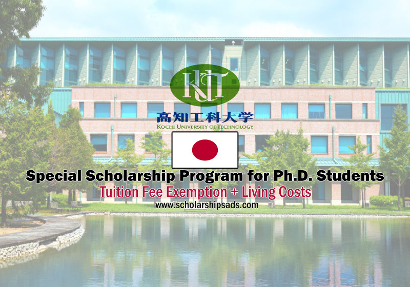 Kochi University of Technology Kami Japan Special Scholarships.