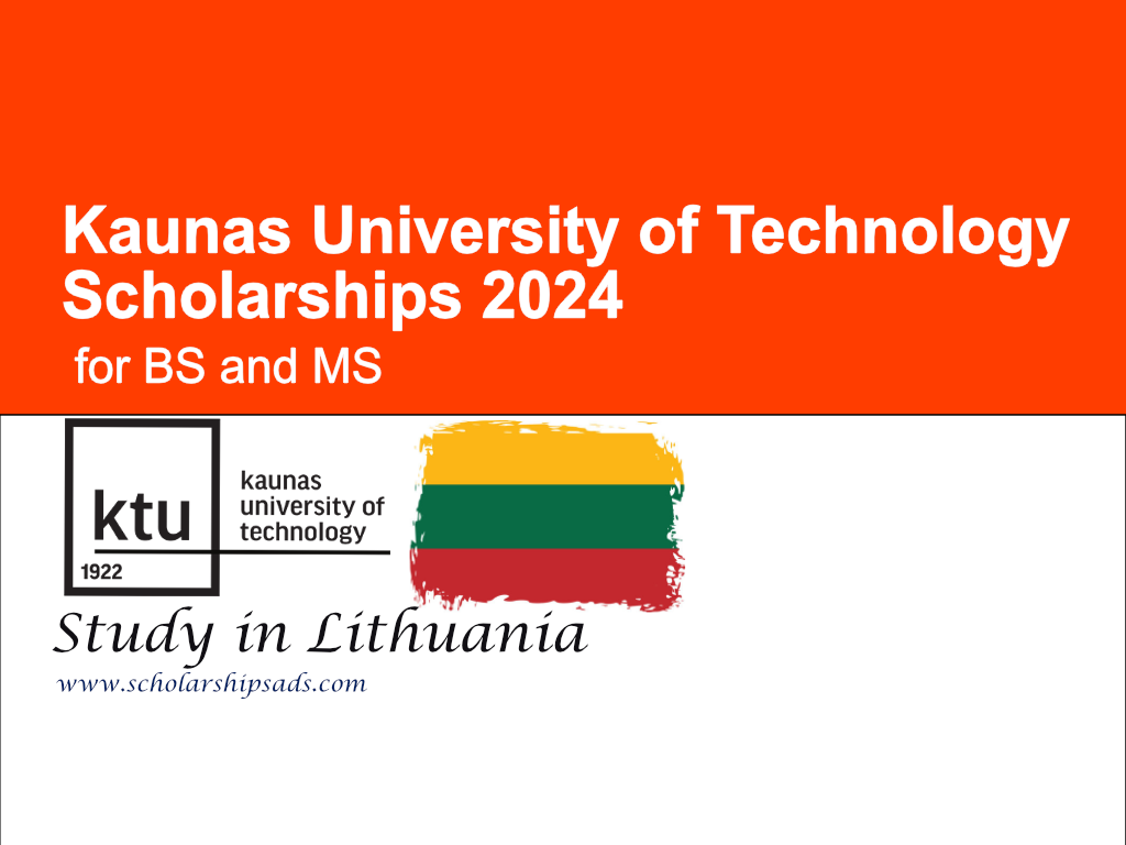 Kaunas University of Technology Scholarships.