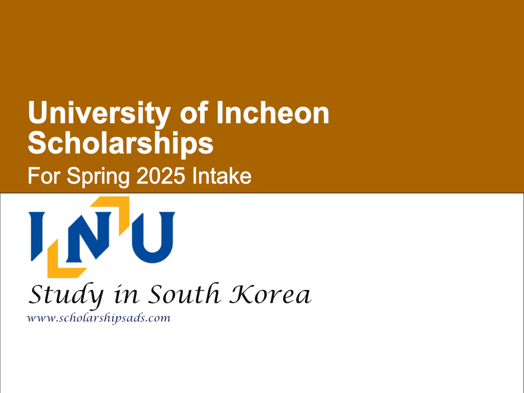 University of Incheon Scholarships.
