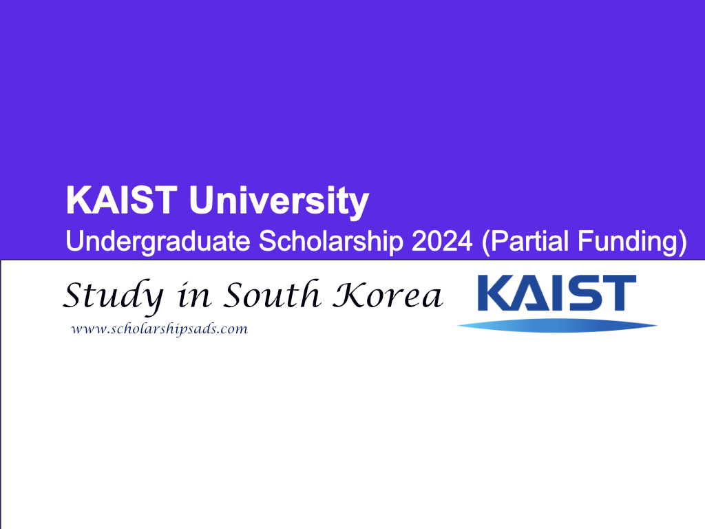 KAIST University Undergraduate Scholarships.
