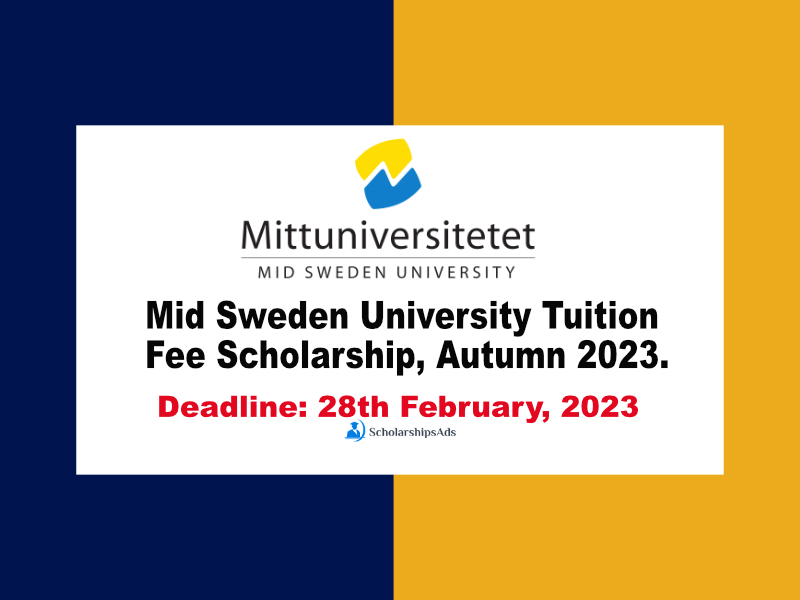 Mid Sweden University Tuition Fee Scholarships.