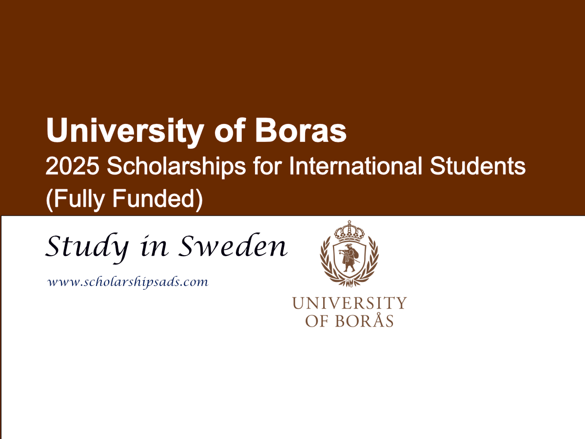 University of Boras Sweden Scholarships.