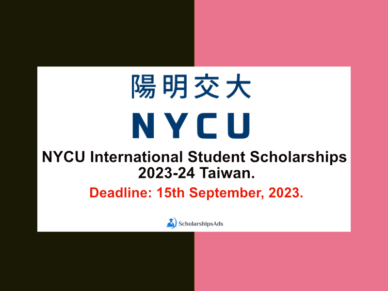 NYCU International Student Scholarships.
