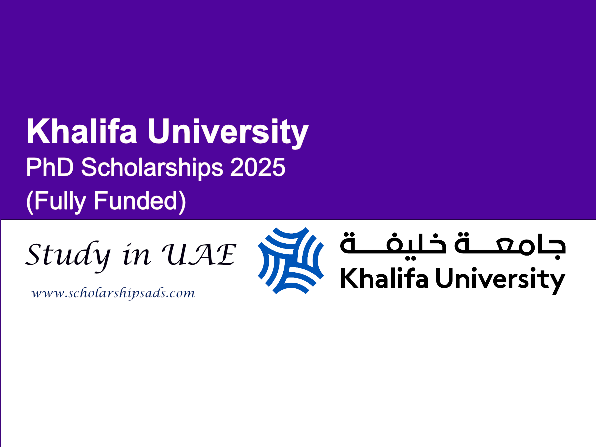 Khalifa University in UAE Offers Fully Funded Prestigious PhD Scholarships.