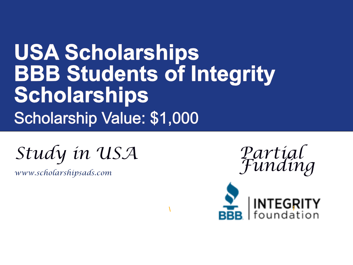 BBB Students of Integrity Scholarship