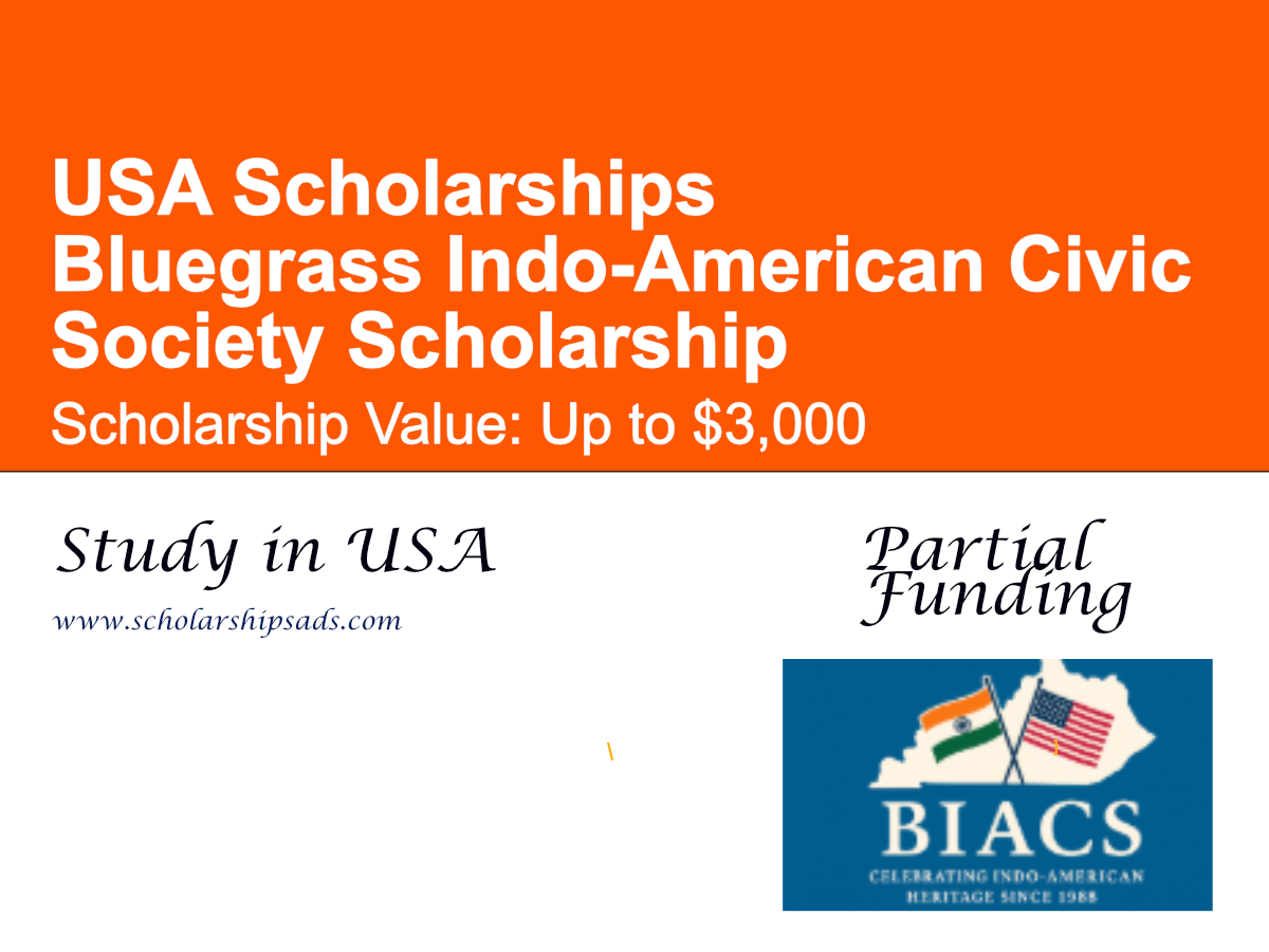 Bluegrass Indo-American Civic Society Scholarship