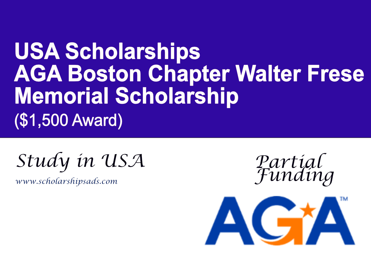 AGA Boston Chapter Walter Frese Scholarship