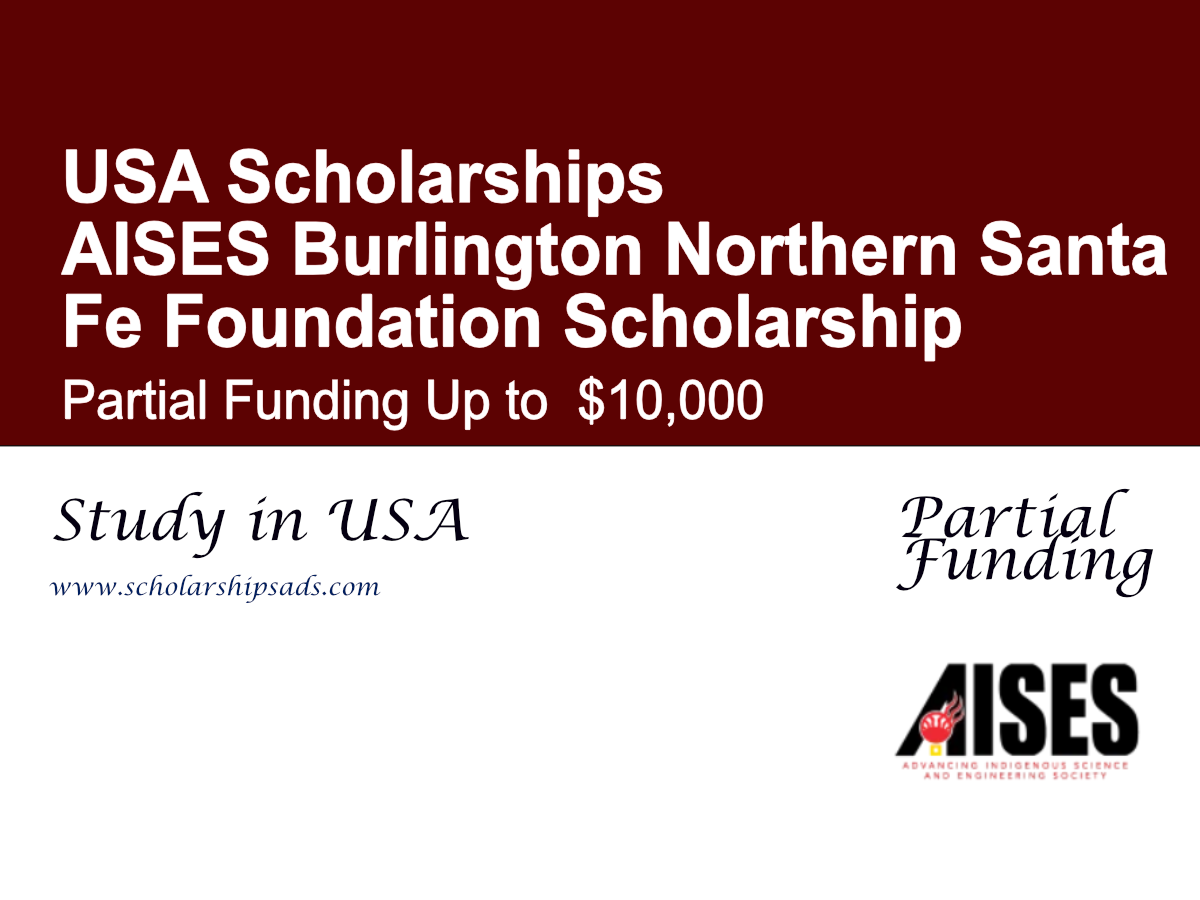 AISES Burlington Northern Santa Fe Foundation Scholarship
