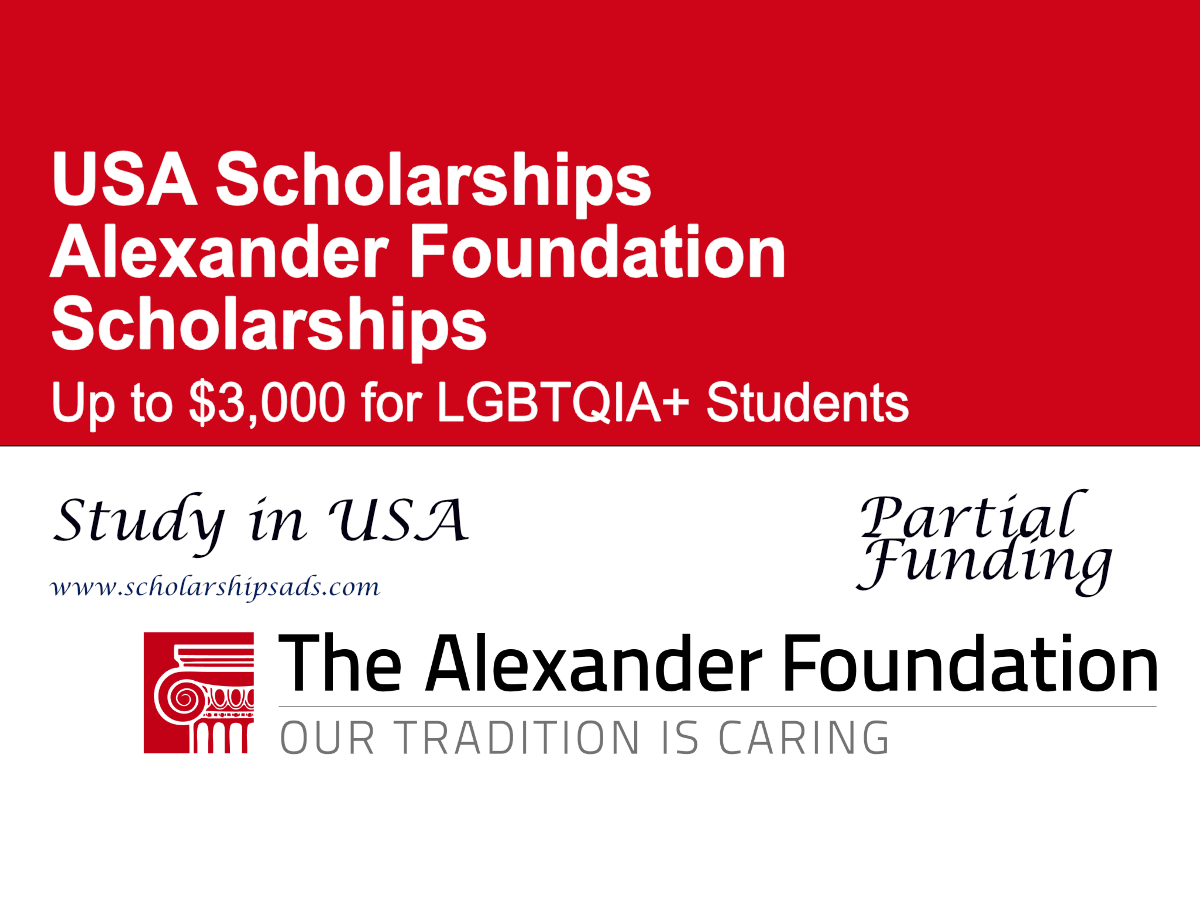 The Alexander Foundation Scholarships