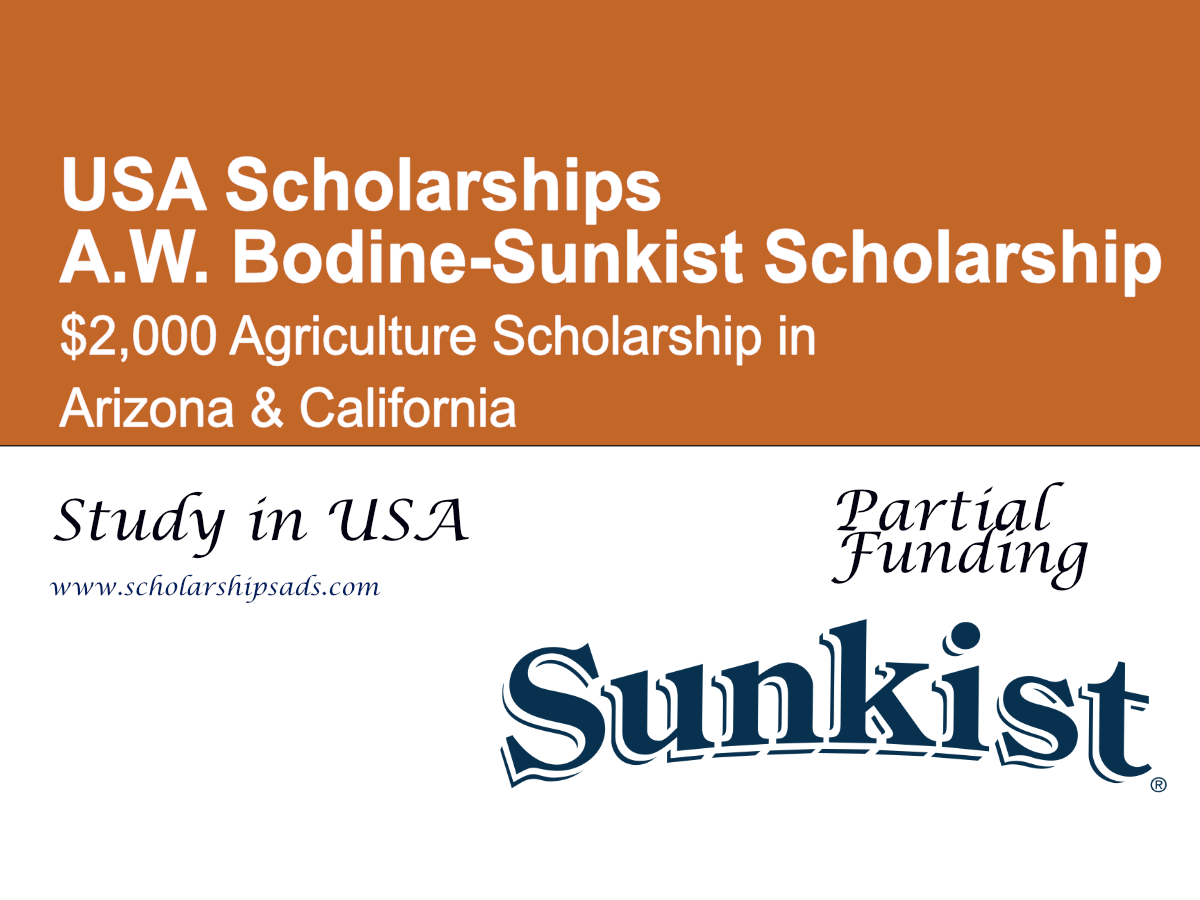 A.W. Bodine-Sunkist Scholarship