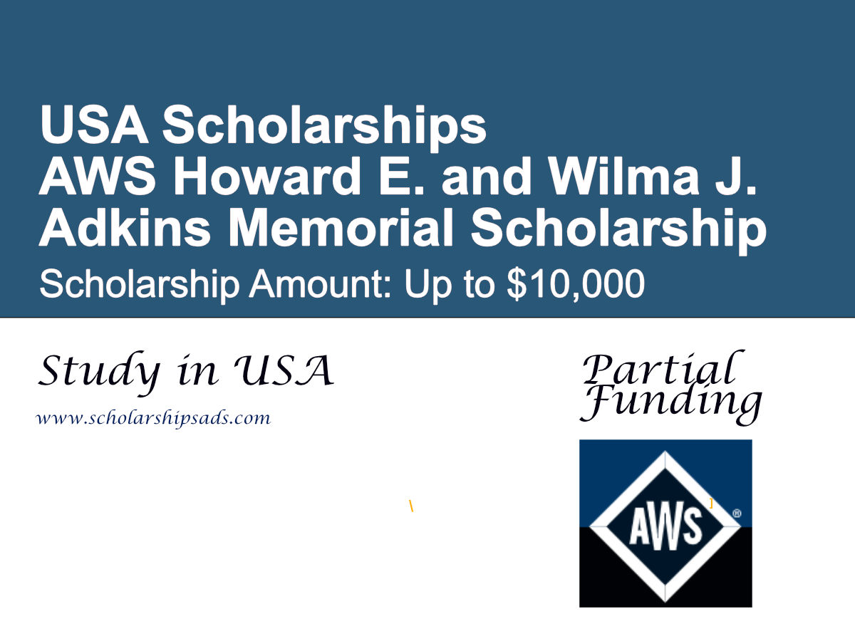 AWS Howard E. & Wilma J. Adkins Memorial Scholarship
