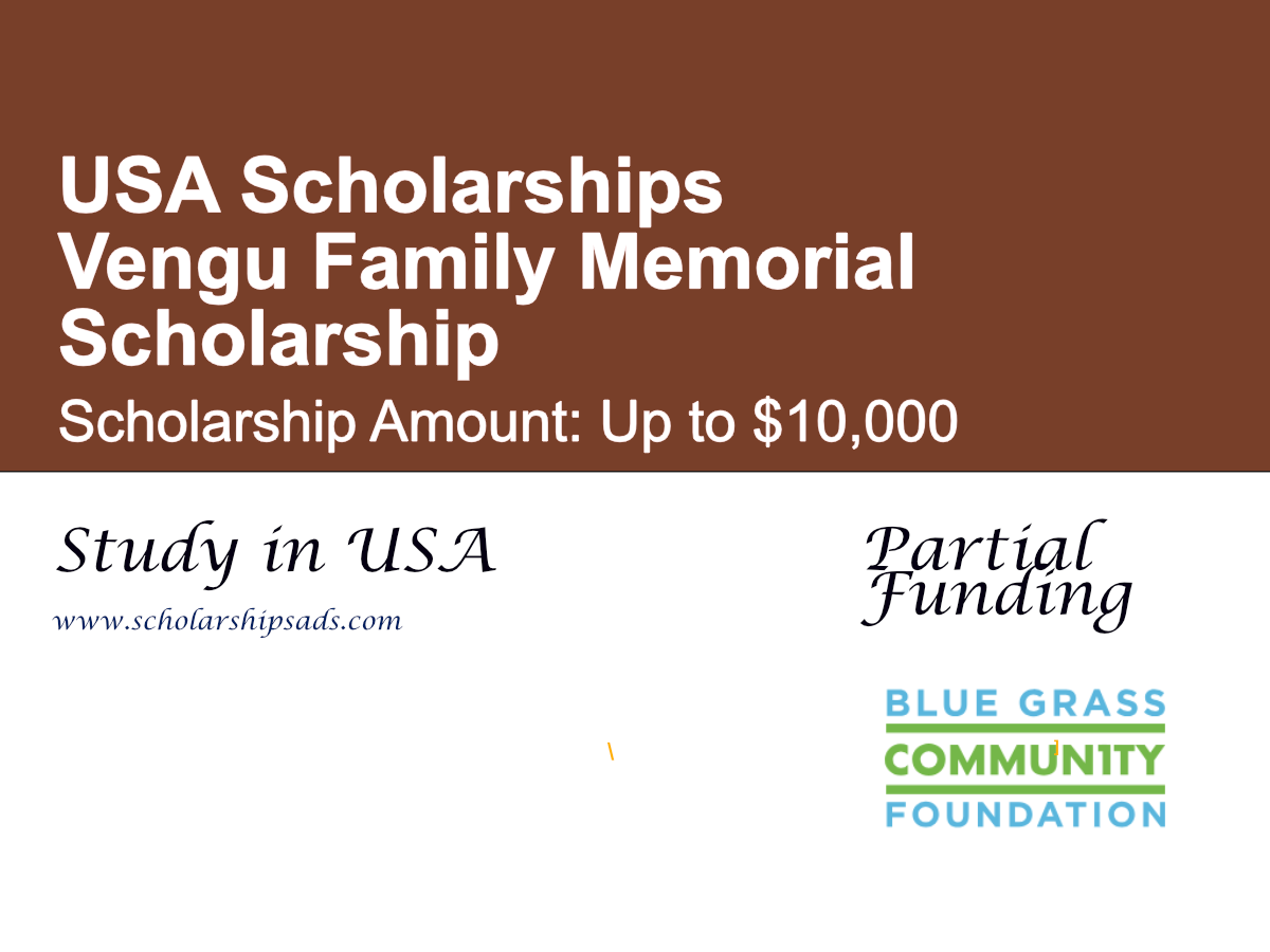 Vengu Family Memorial Scholarship