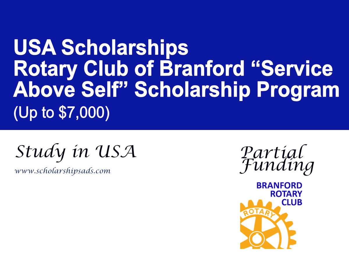 Rotary Club of Branford “Service Above Self” Scholarship
