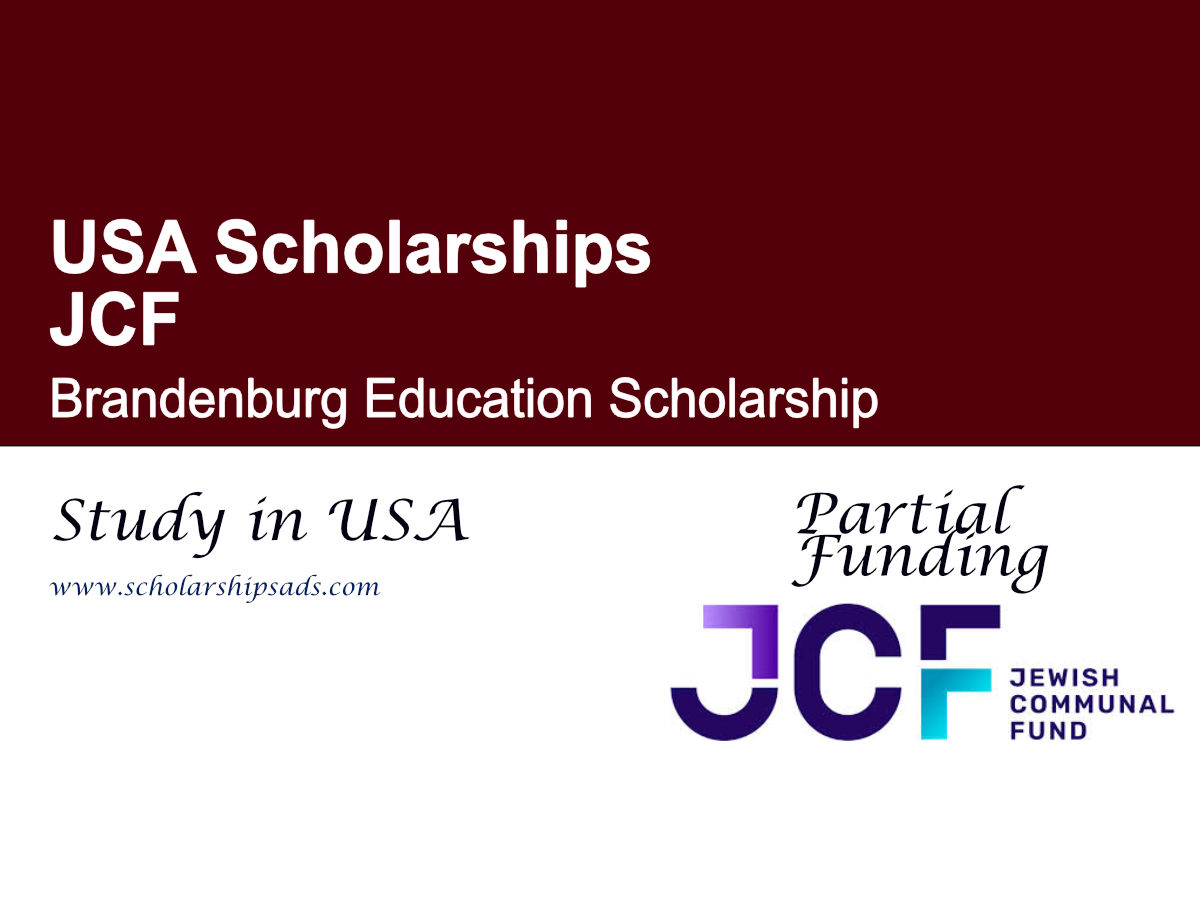 JCF Brandenburg Education Scholarship