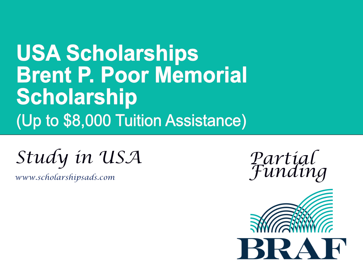 Brent P. Poor Memorial Scholarship