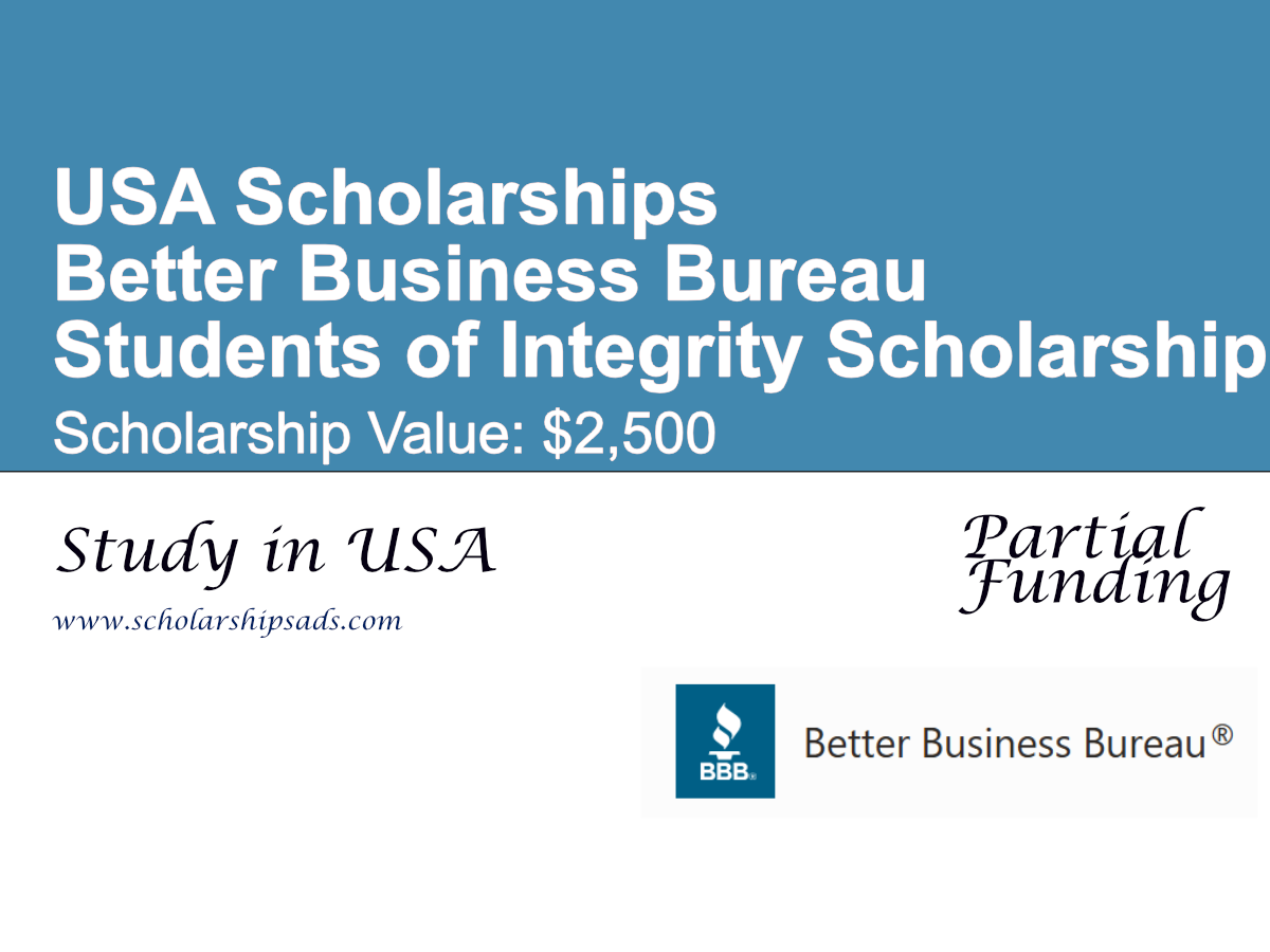 Better Business Bureau Students of Integrity Scholarship