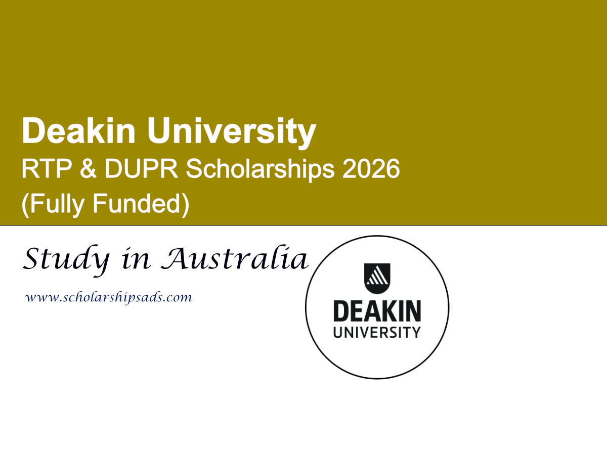 Deakin International Scholarships