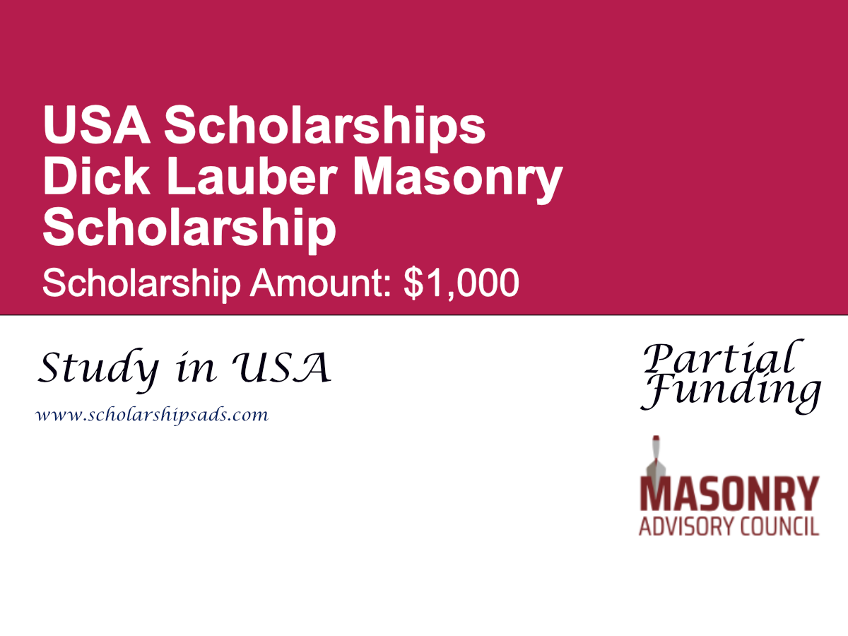 Dick Lauber Masonry Scholarship