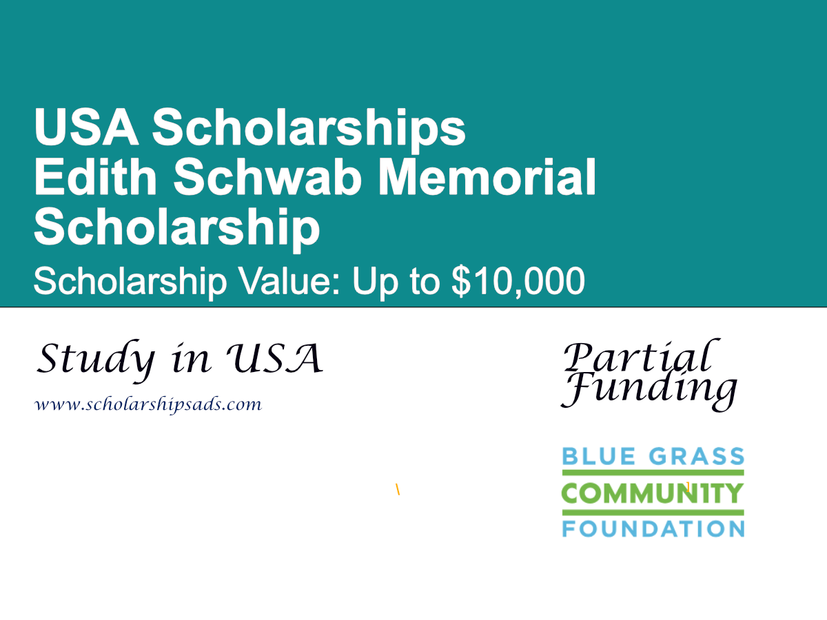 Edith Schwab Memorial Scholarship