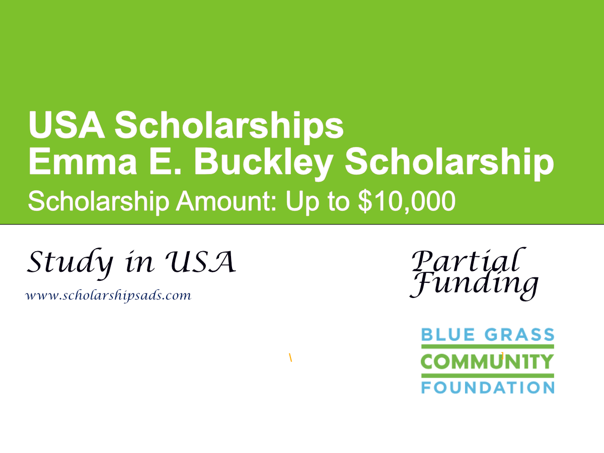Emma E. Buckley Scholarship