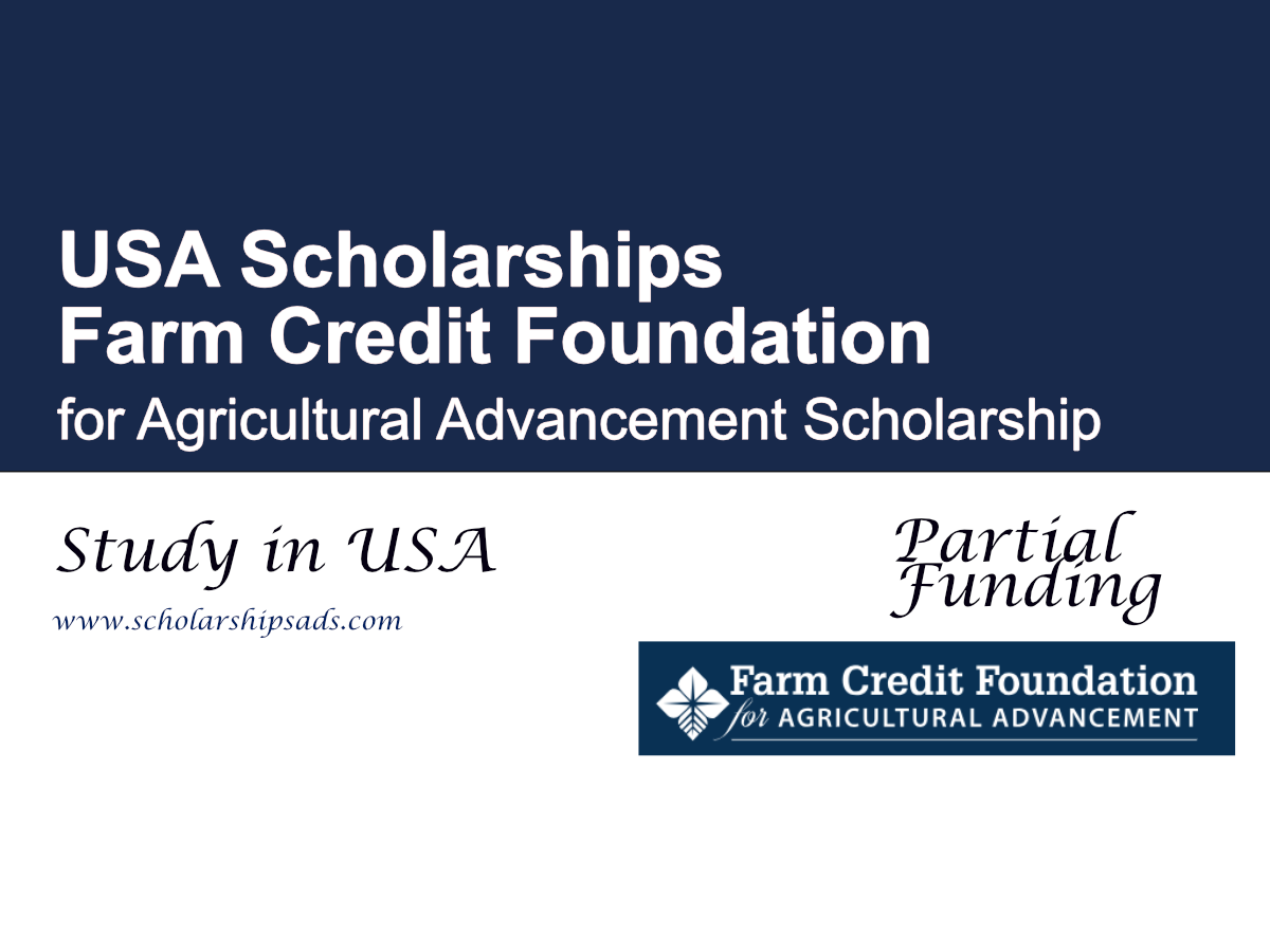 Farm Credit Foundation for Agricultural Advancement Scholarship