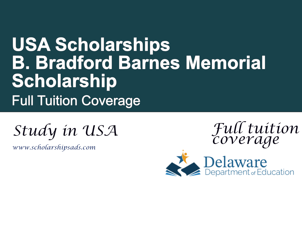 B. Bradford Barnes Memorial Scholarship