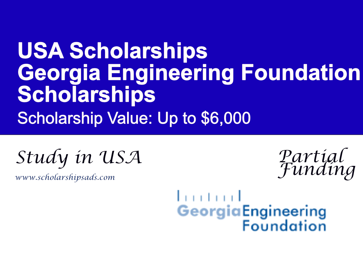 Georgia Engineering Foundation Scholarships