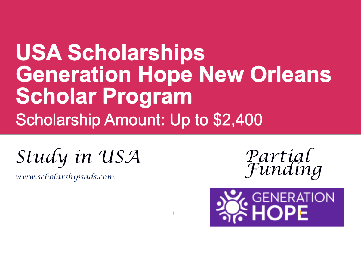 Generation Hope New Orleans Scholar Program