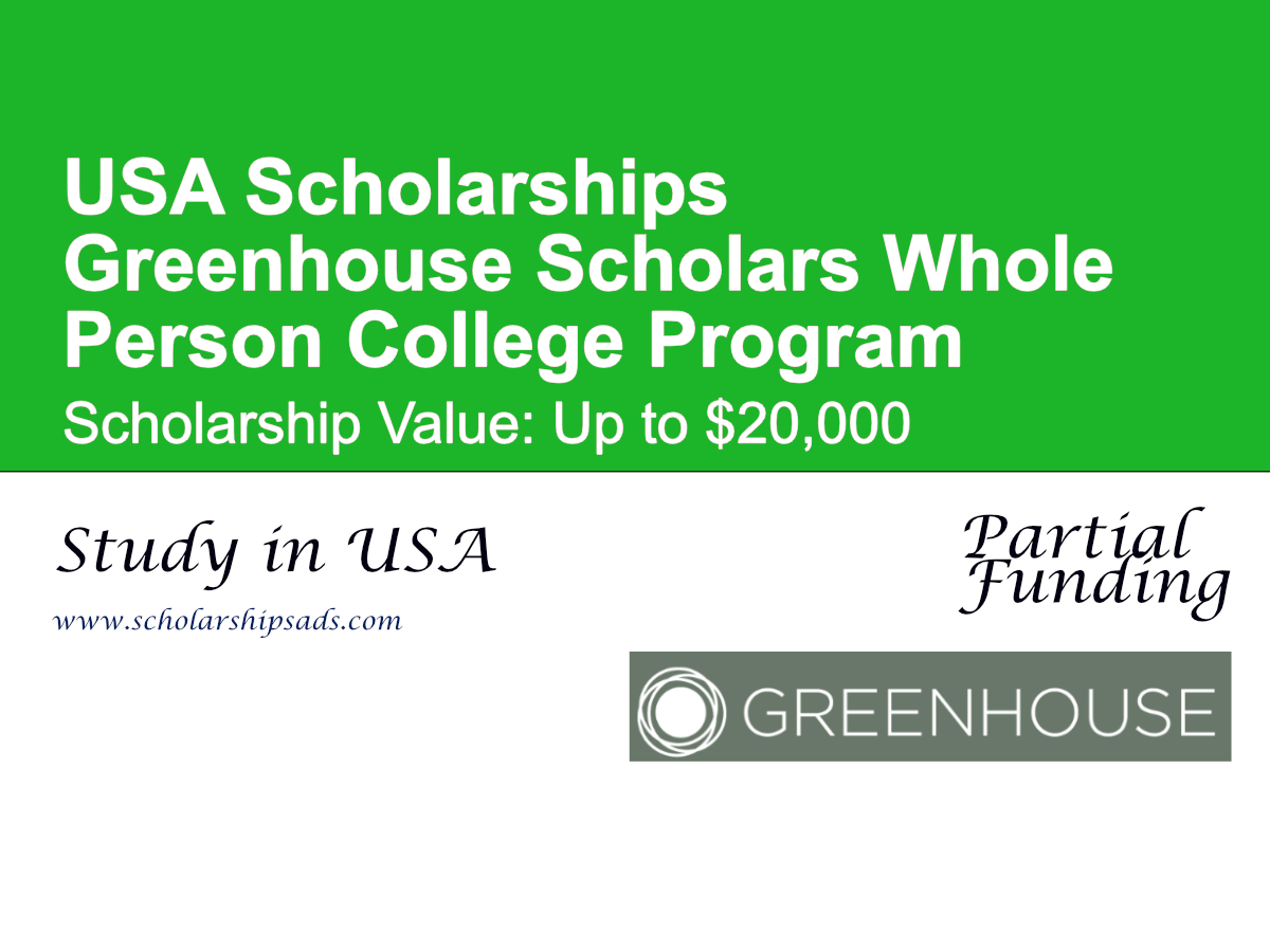 Greenhouse Scholars Whole Person College Program