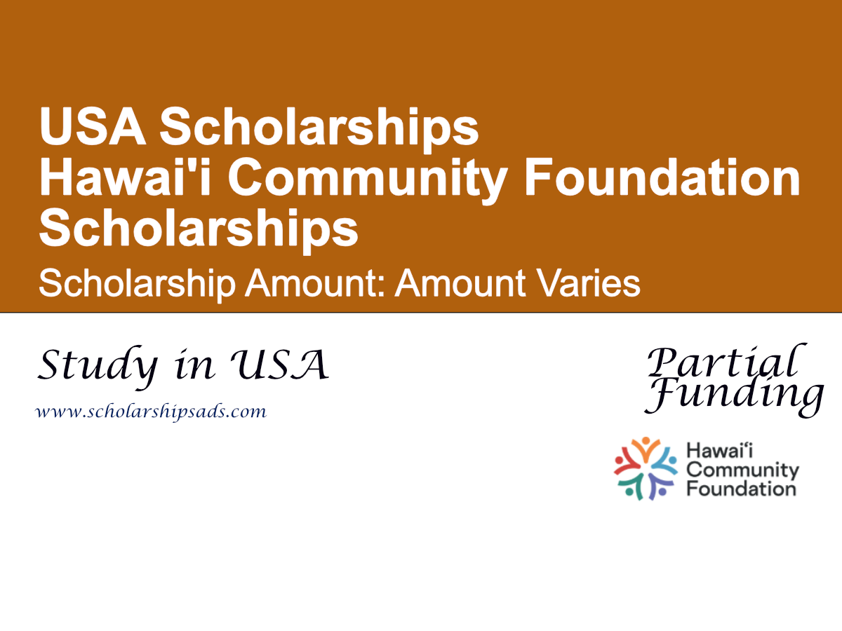 Hawai'i Community Foundation Scholarships