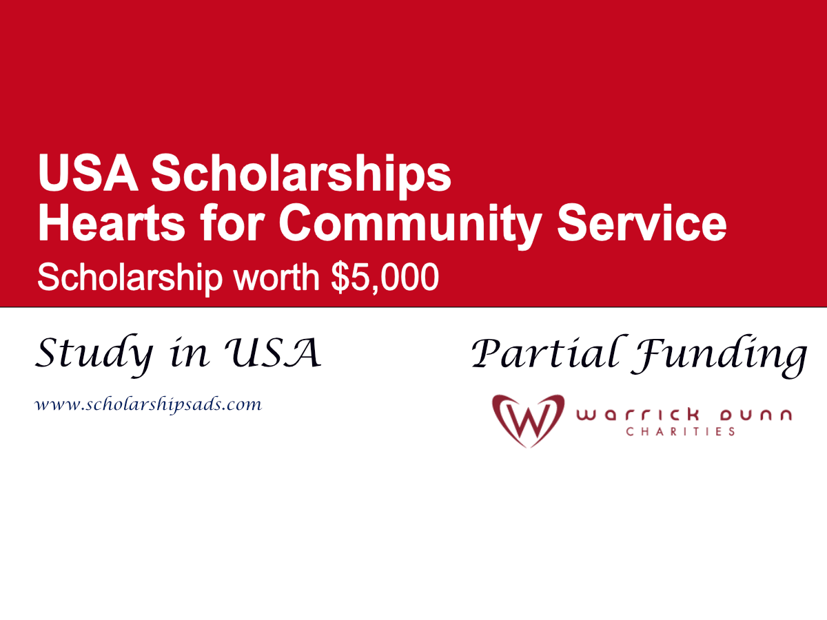 Hearts for Community Service Scholarship