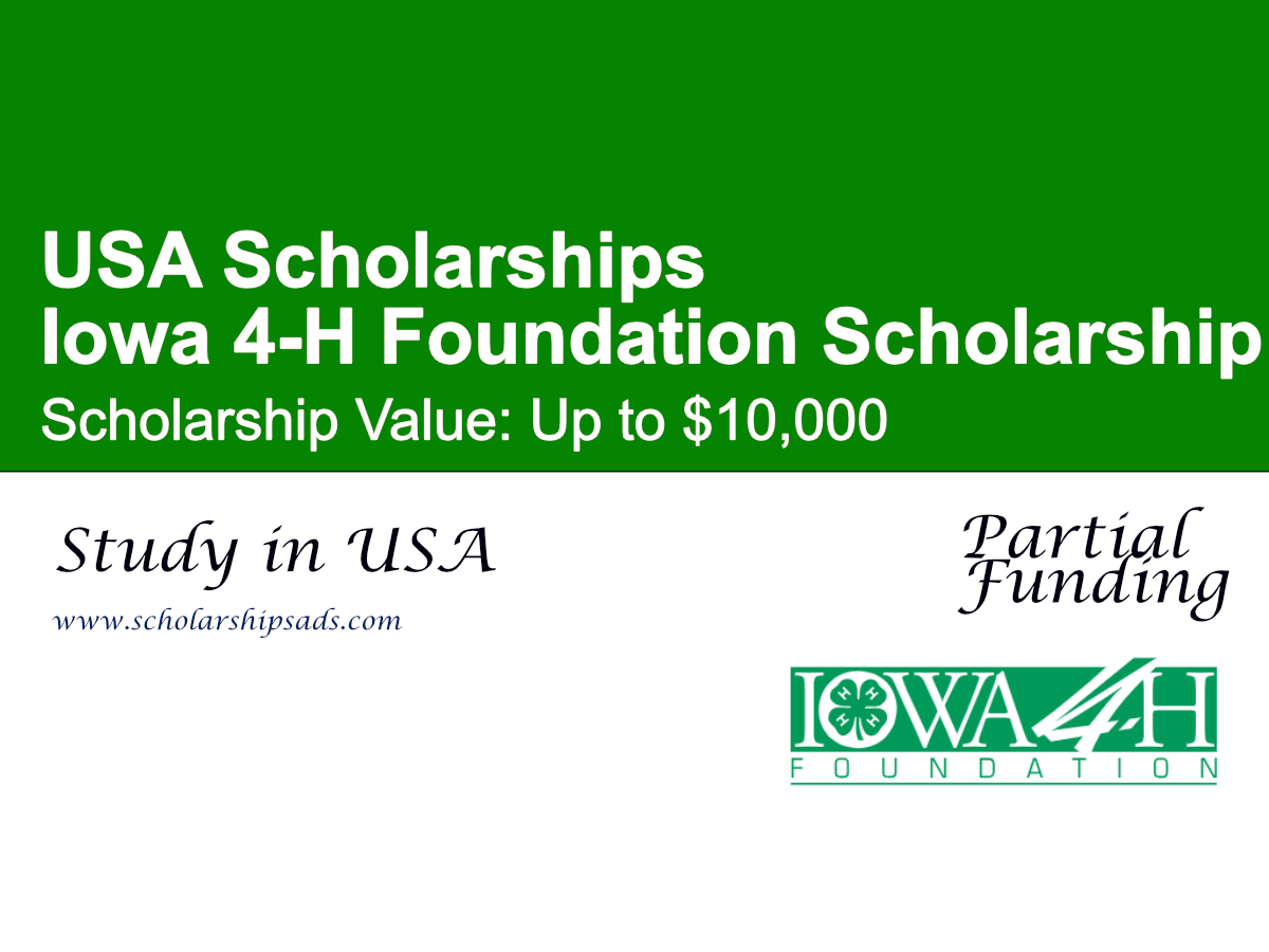 Iowa 4-H Foundation Scholarships