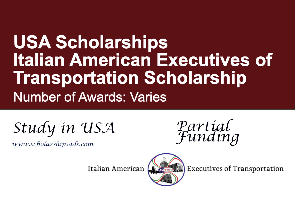Italian American Executives of Transportation Scholarship