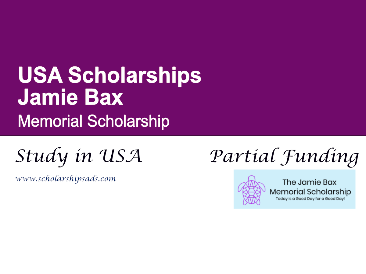 Jamie Bax Memorial Scholarship
