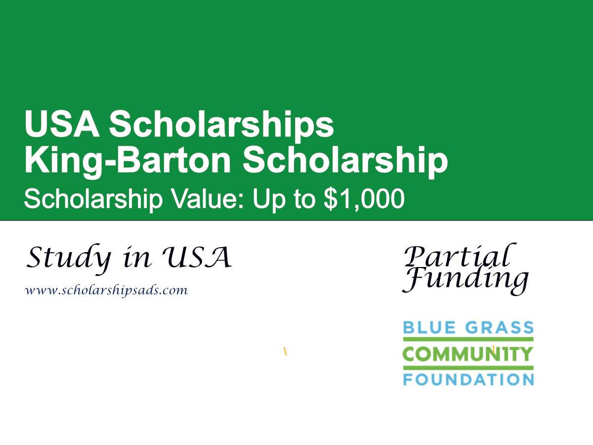 King-Barton Scholarship
