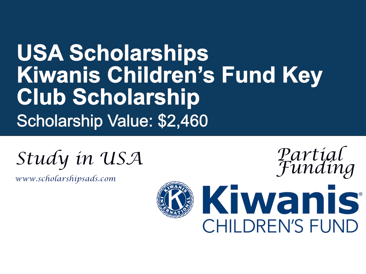 Kiwanis Children's Fund Key Club Scholarship