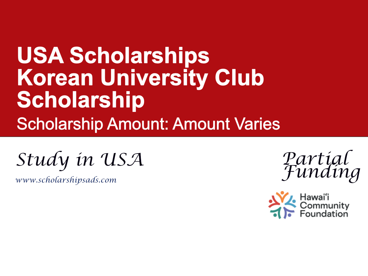 Korean University Club Scholarship