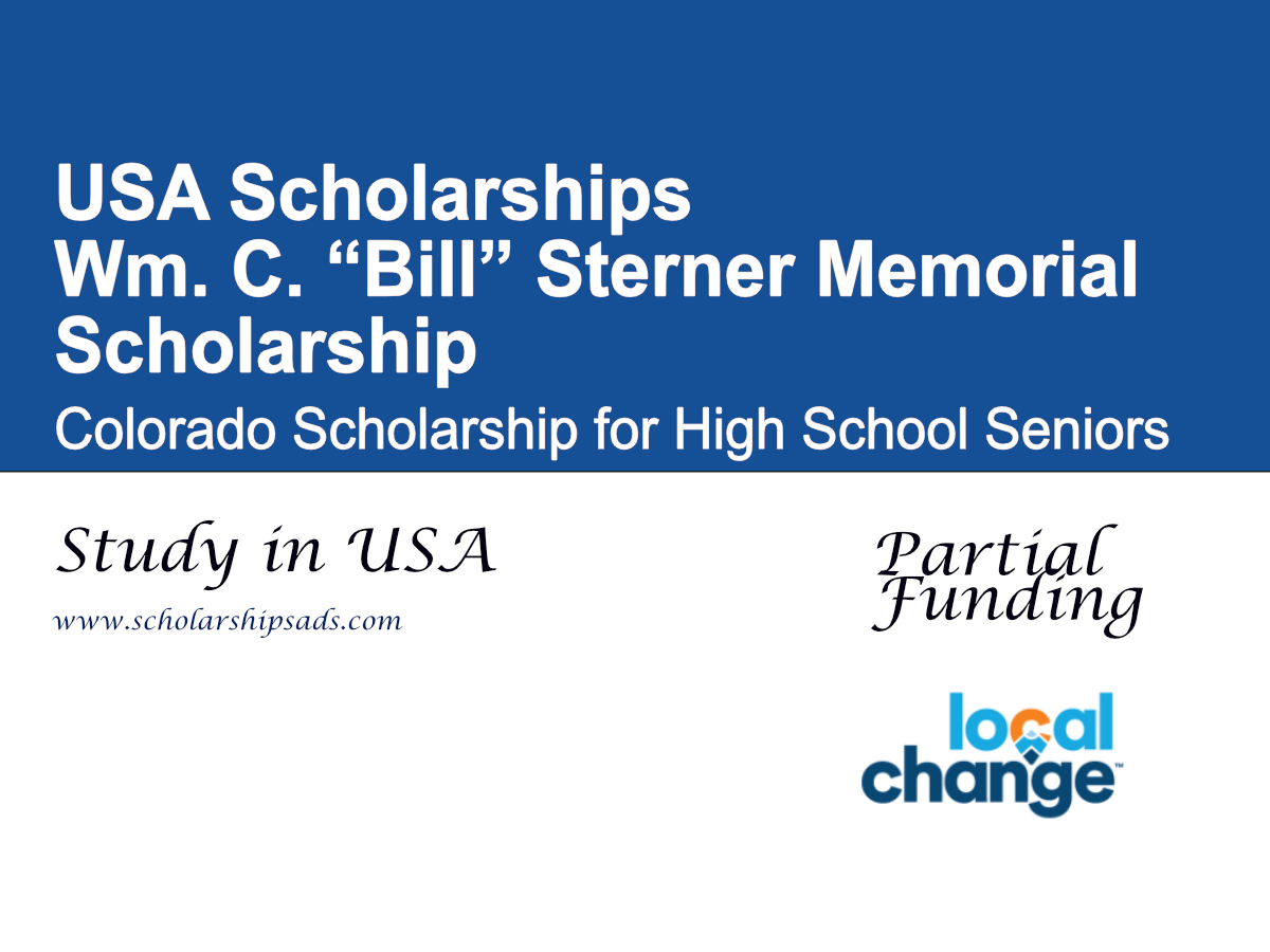 Wm. C. “Bill” Sterner Memorial Scholarship