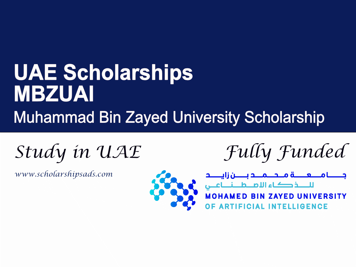 Muhammad Bin Zayed University Scholarship