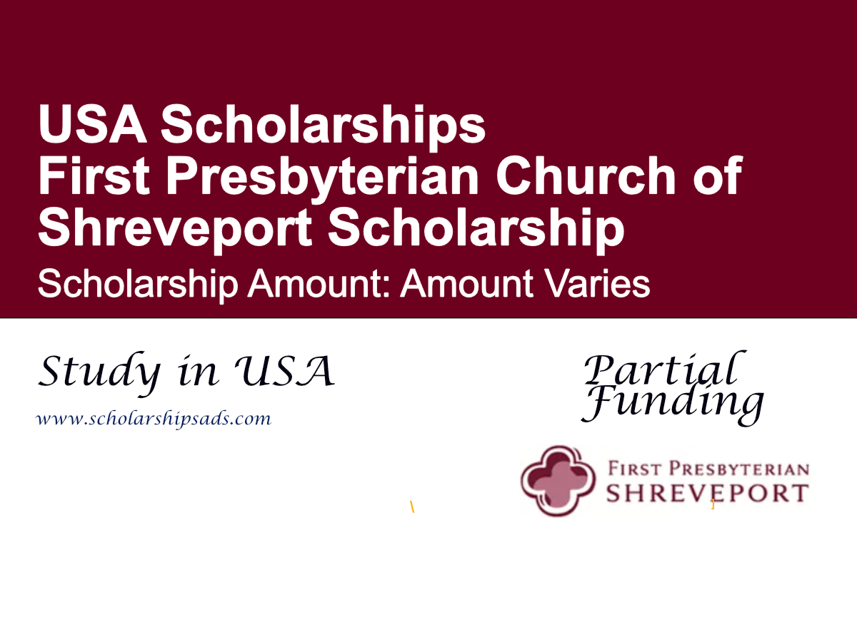 First Presbyterian Church of Shreveport Scholarship