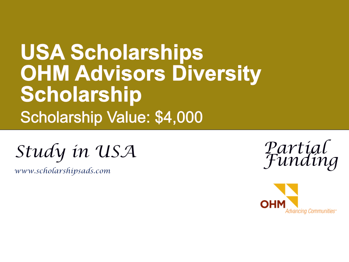 OHM Advisors Diversity Scholarship