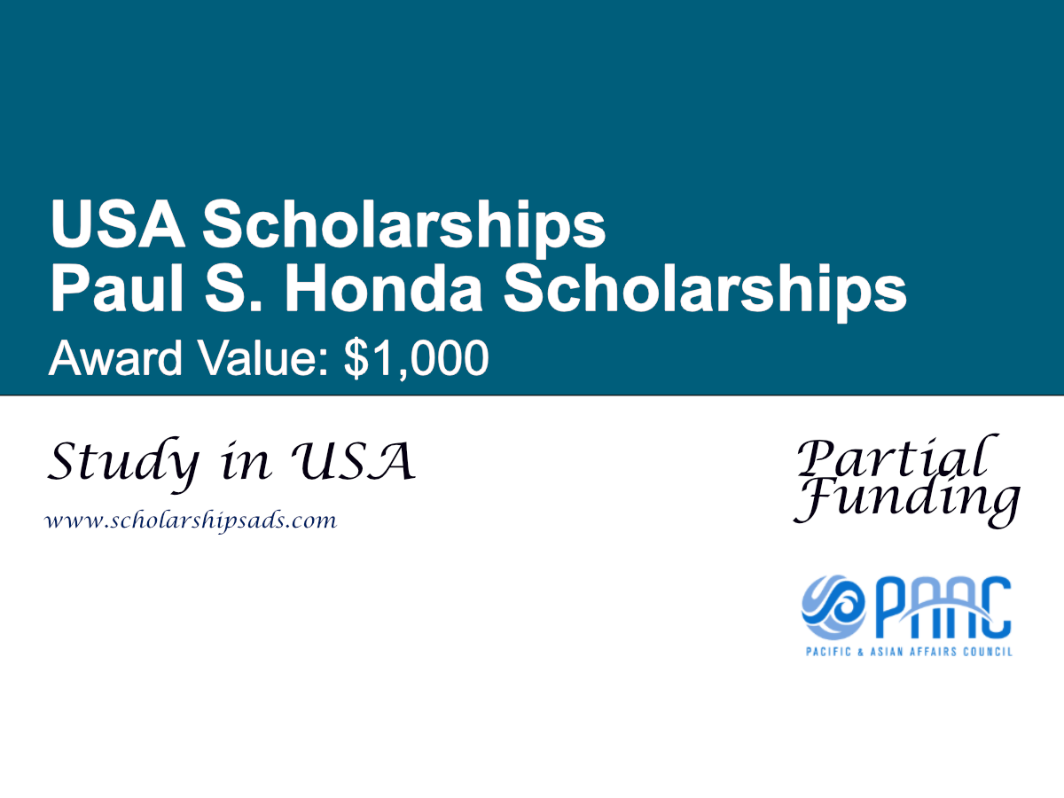Paul S. Honda Scholarships