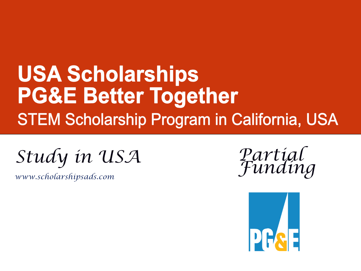 PG&E Better Together STEM Scholarship Program