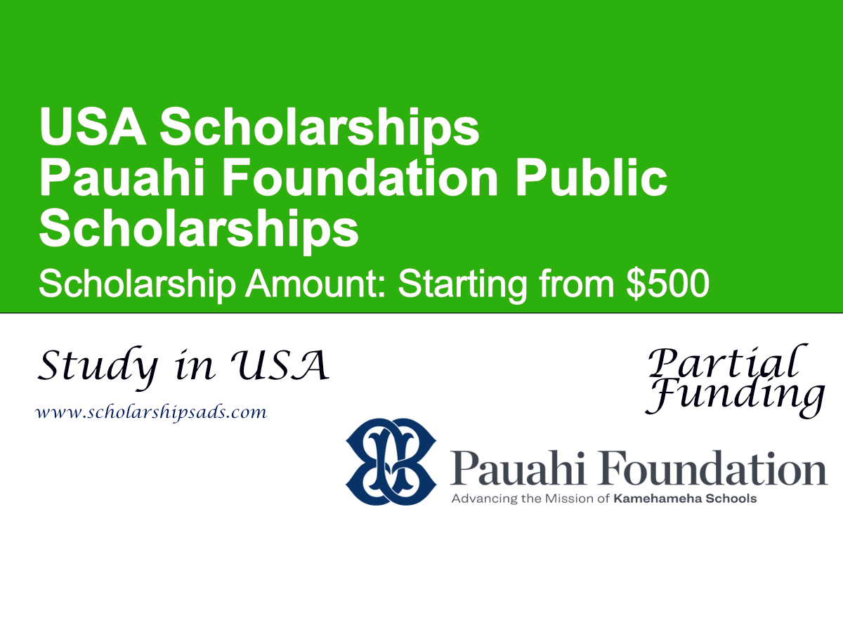 Pauahi Foundation Public Scholarships