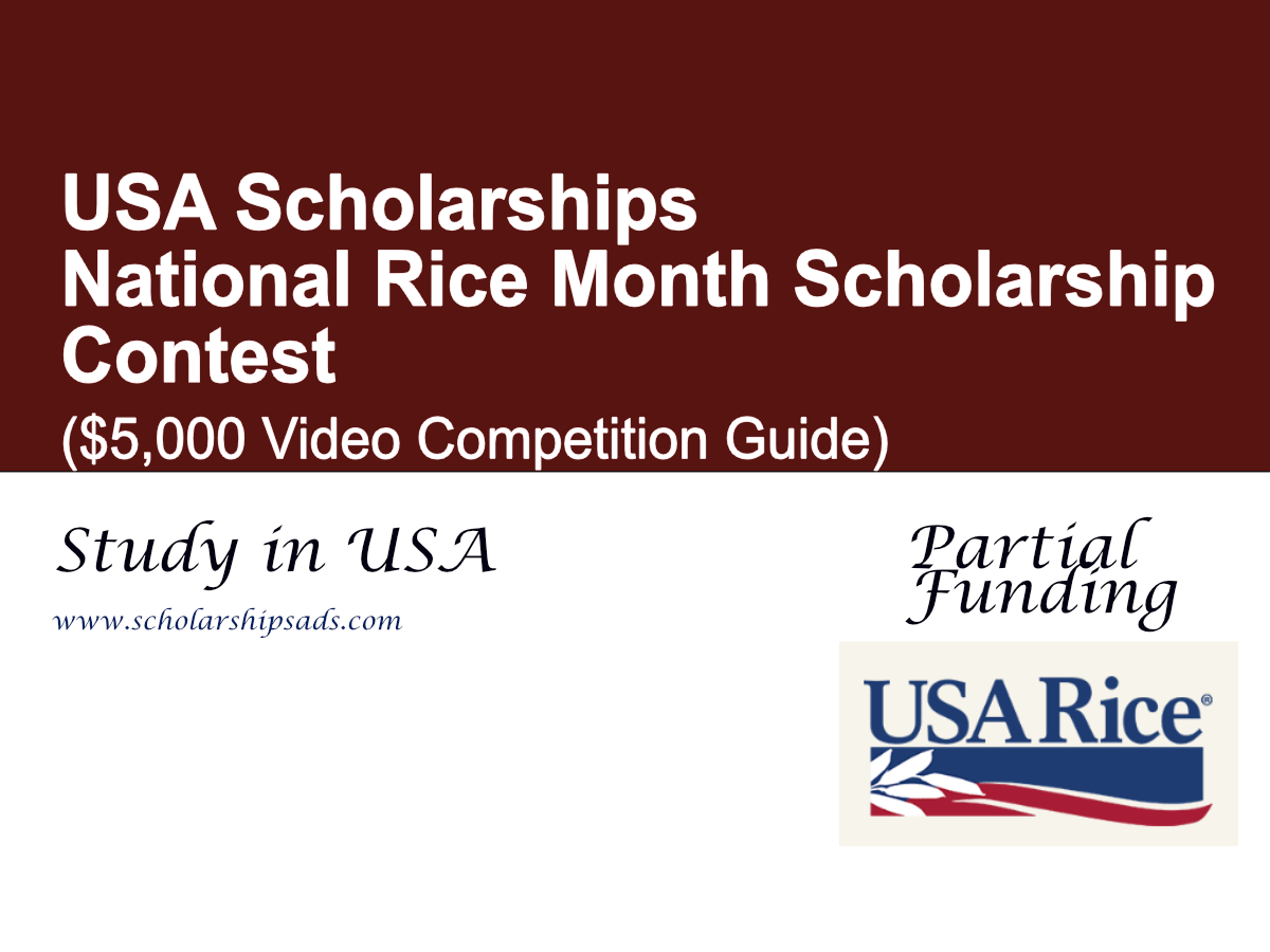 National Rice Month Scholarship Contest