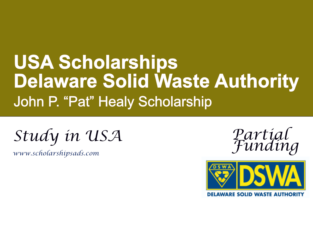 Delaware Solid Waste Authority John P. "Pat" Healy Scholarship