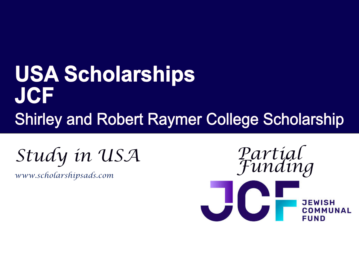 JCF Shirley and Robert Raymer College Scholarship