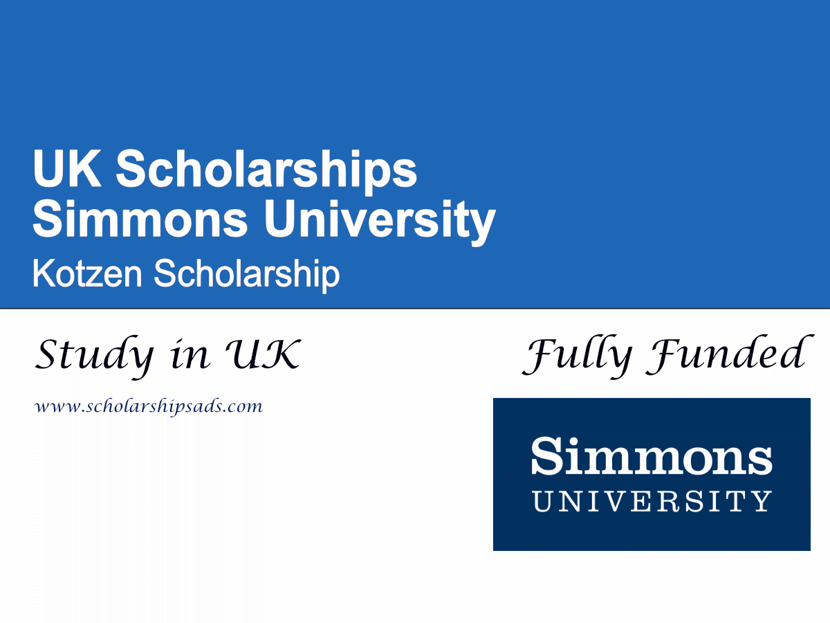 Simmons University Kotzen Scholarship