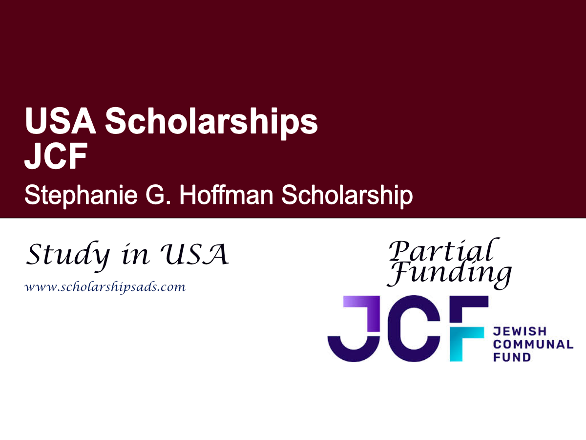 JCF Stephanie G. Hoffman Scholarship