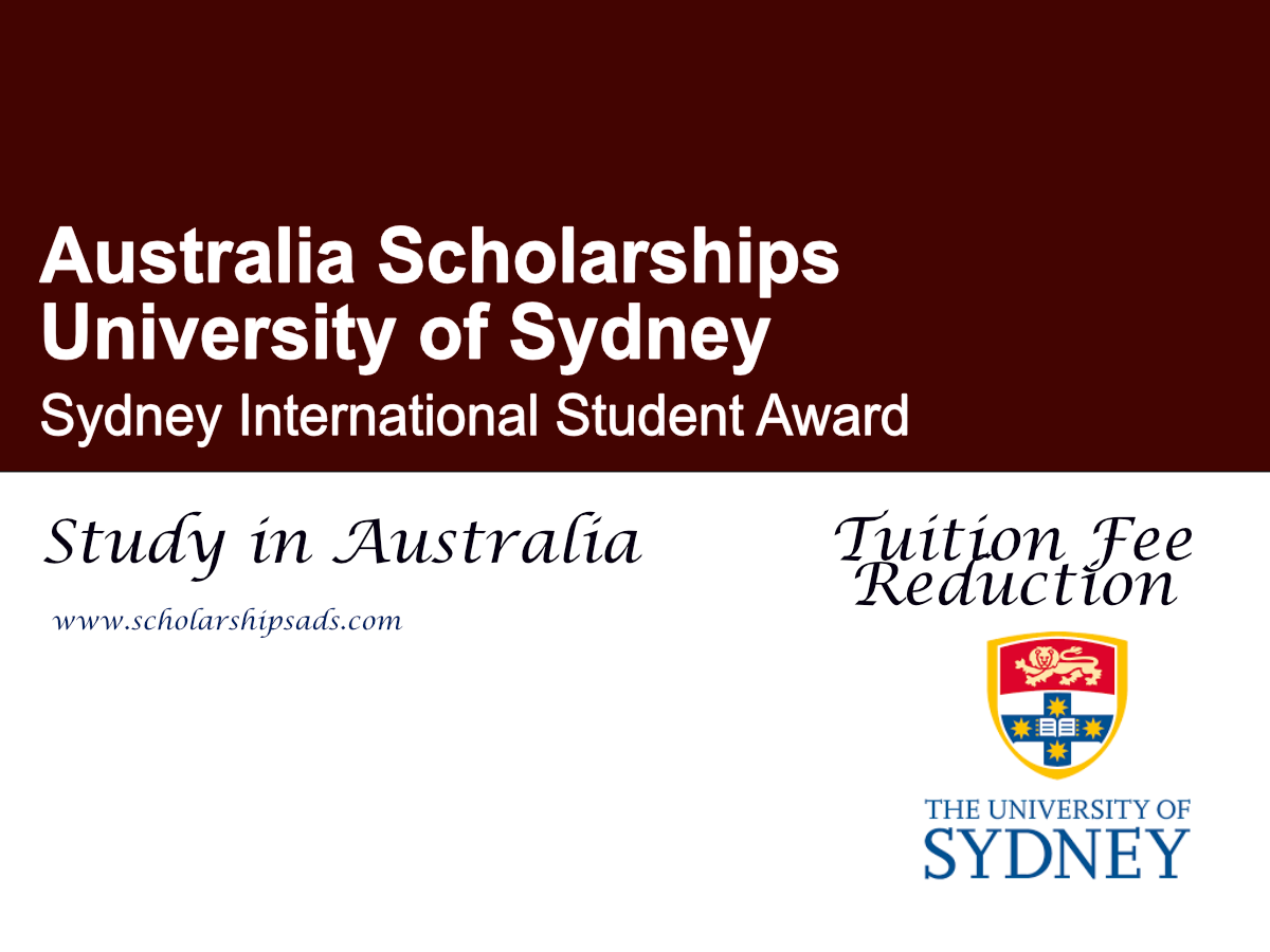 University of Sydney International Scholarships